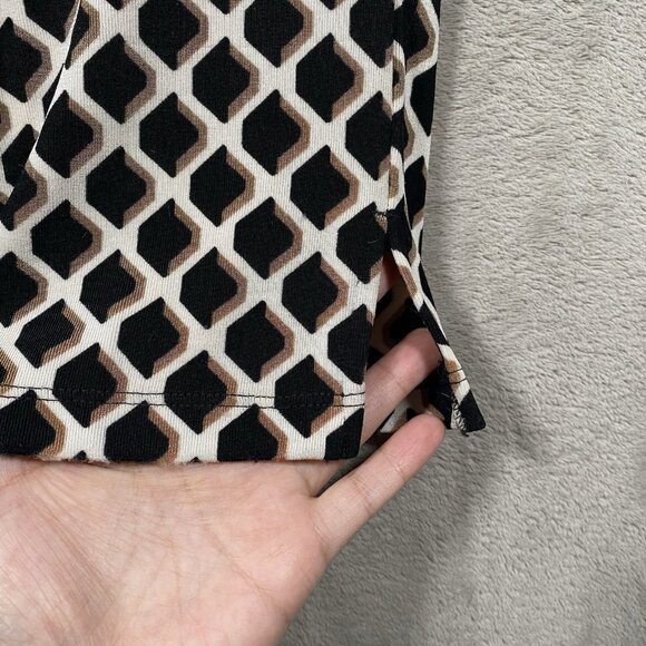 Chicos Travelers Ankle Pants 1 Pull On Slinky Wrinkle Free Moroccan Tile Resort - Picture 5 of 11